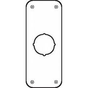 Don-Jo 3-1/2" x 9" Remodeler Plate with Cross Bolt Holes RP135092605